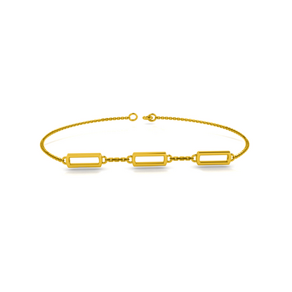 RKC Damen-Armband aus 925er Sterlingsilber, 14 Karat Roségold vergoldet, Gewicht 4,50 g, Höhe 5,00 mm
