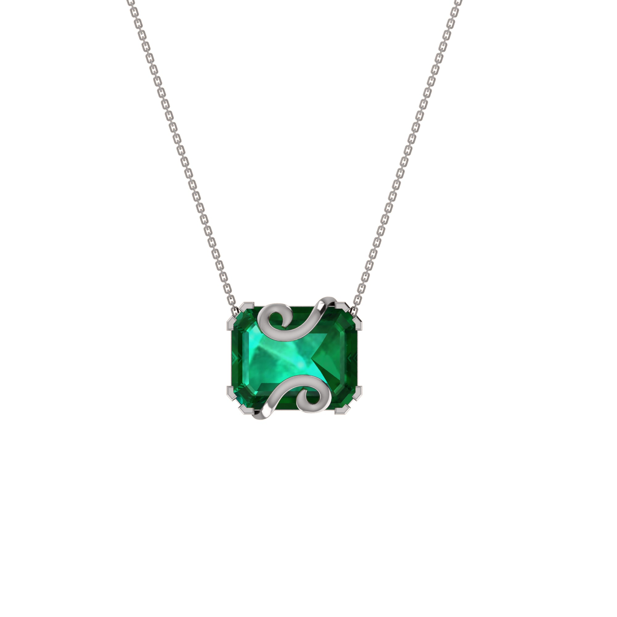 RKC 16 CT Solitär-Anhänger, 925er Silberschmuck, 14 Karat Roségold vergoldet, Gewicht 8,00 GM, Höhe 18,00 mm