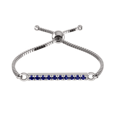 Bracciale regolabile Bolo da donna multiplo in argento sterling RKC 925 con peso di carati 0,2 CT, placcato in oro giallo 14 carati, peso del prodotto 2,80 GM