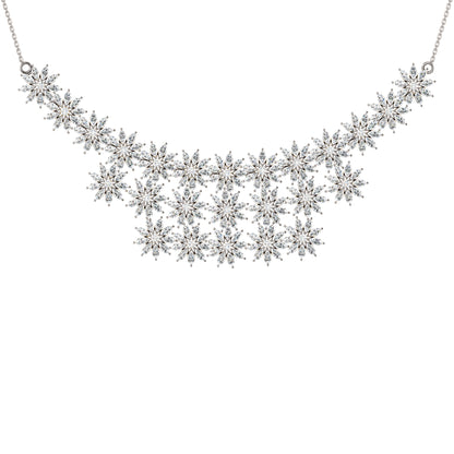 Collana affascinante con moissanite RKC 24,00 CT Argento 925 placcato oro rosa 14k Peso del prodotto 18,00 GM