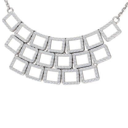 RKC 2,6 CT Moissanit-Halskette, 925er Silber, 14 Karat Gelbgold plattiert, Produktgewicht: 8,00 GM, Höhe: 20,00 mm