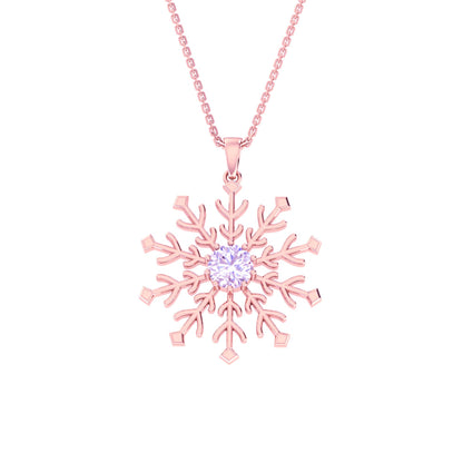 RKC Made With 14K Gold Plated Flower Shape Pendant Necklace For Her Product Weight 5 gm