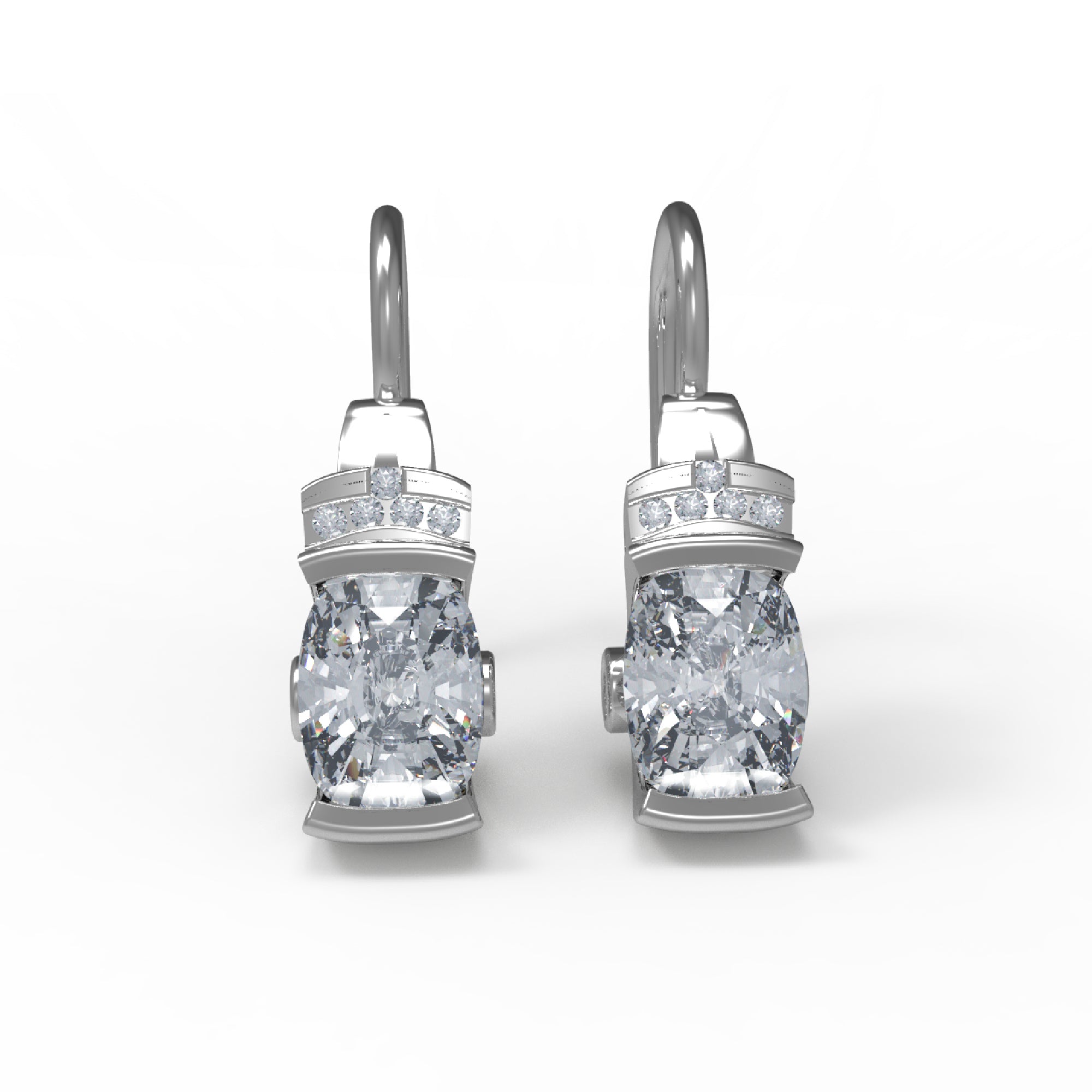 RKC 925 Sterling Silber Creolen-Ohrring für Damen, 14 Karat Gelb, Gesamtgewicht 4,20 GM, Höhe 22,00 mm