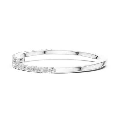 925 Silver Moissanite Double-Row Bypass Wrap Ring 14K Gold Plated