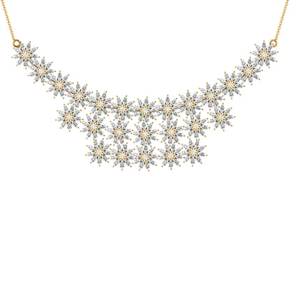 Collana affascinante con moissanite RKC 24,00 CT Argento 925 placcato oro rosa 14k Peso del prodotto 18,00 GM