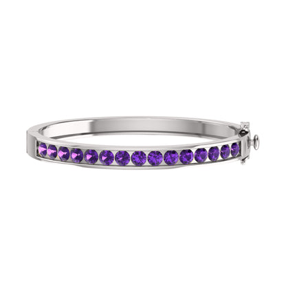RKC Damen-Armreif aus 925er Sterlingsilber, 7,5 Karat, 14 Karat Gelbgold, Gewicht 20,00 GM, Höhe 55,00 mm