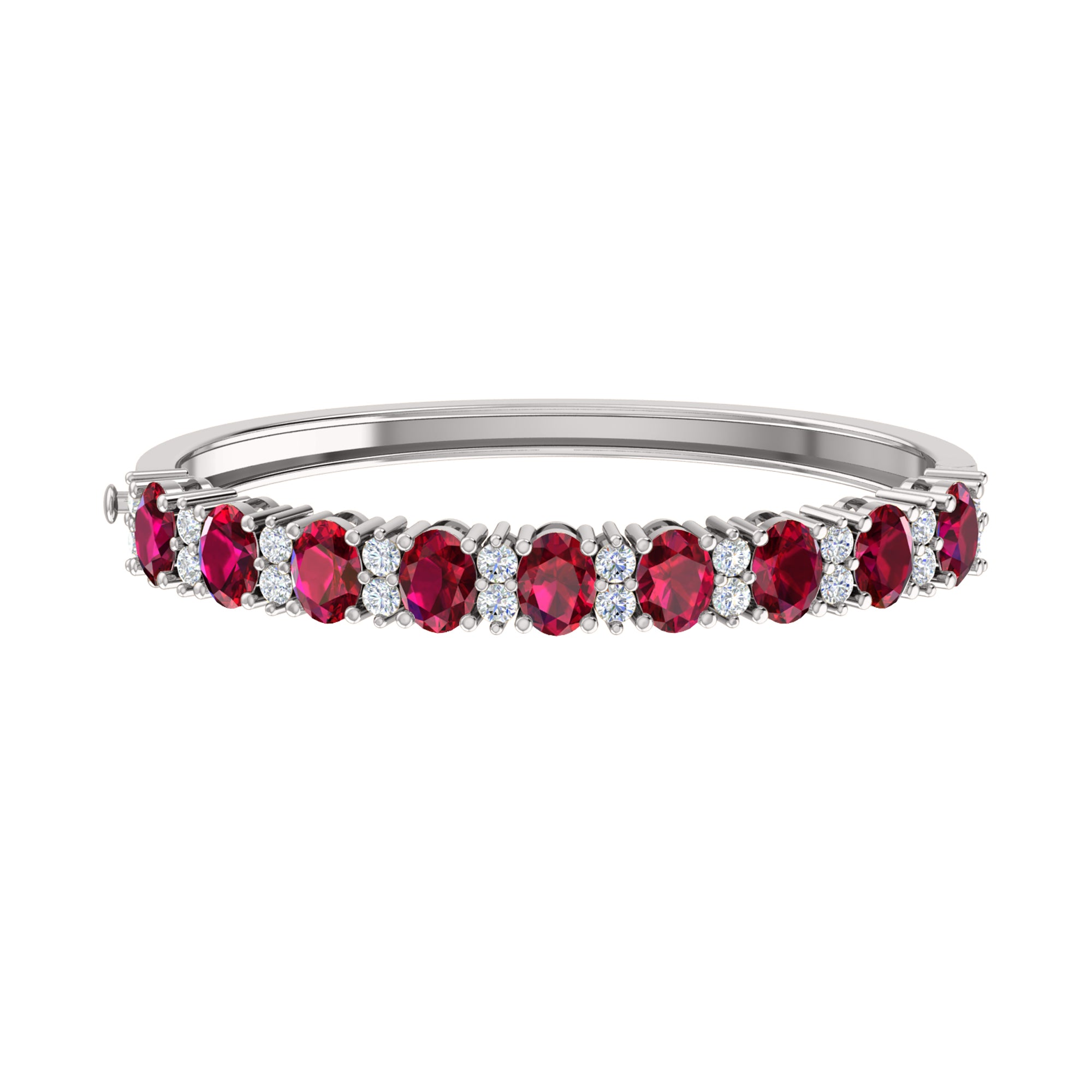 Bracciale rigido da donna in argento sterling 925 RKC da 13,25 CT, oro giallo 14 carati, peso 18,00 GM, altezza 46,00 MM