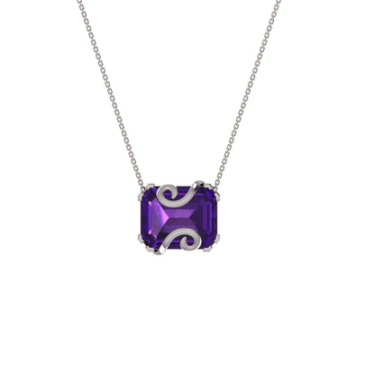 RKC 16 CT Solitär-Anhänger, 925er Silberschmuck, 14 Karat Roségold vergoldet, Gewicht 8,00 GM, Höhe 18,00 mm