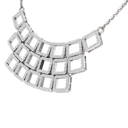 RKC 2,6 CT Moissanit-Halskette, 925er Silber, 14 Karat Gelbgold plattiert, Produktgewicht: 8,00 GM, Höhe: 20,00 mm