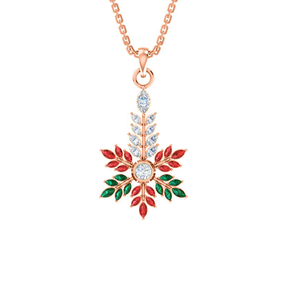 RKC 925 Silver Golden Total 2.69Ct CZ Pendant Wt 3.60gm And Wt Earring 3.20gm Set With 14K Yellow Gold Plated
