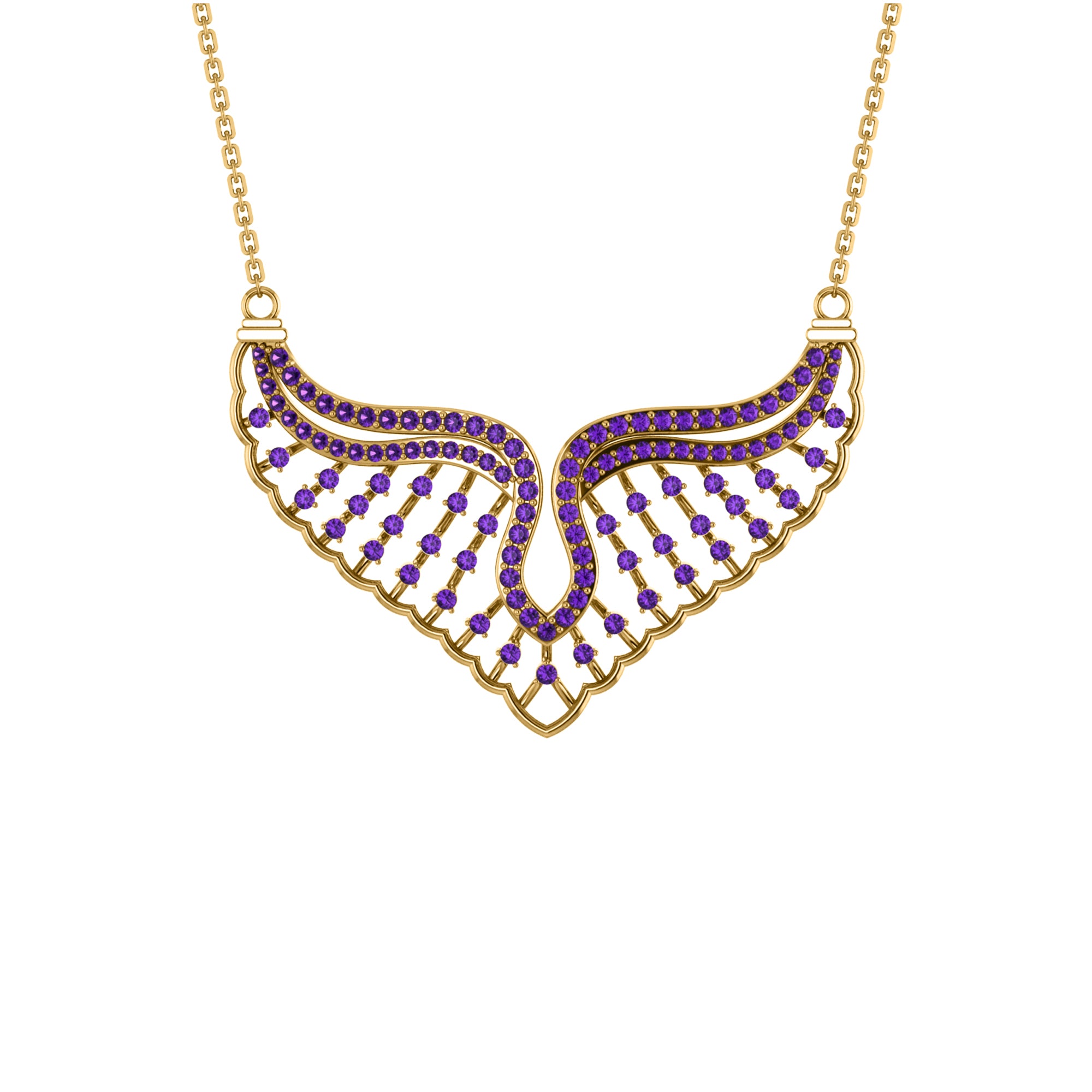 RKC 1,52 CT Moissanit Charmante Halskette 925 Silber 14k Roségold vergoldet Produktgewicht 8,00 GM Höhe 30,00 MM