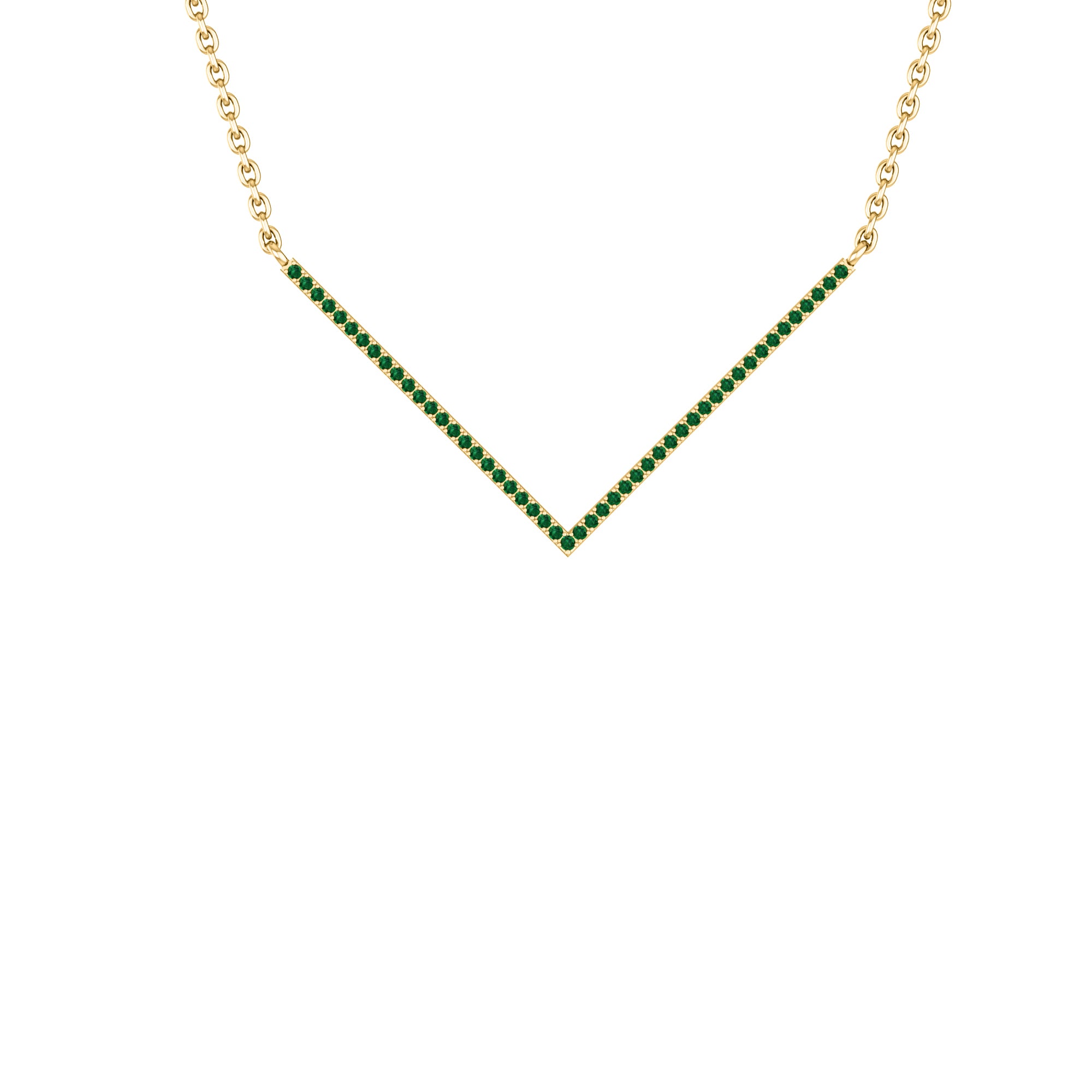 RKC 0,4 CT Moissanit Charm Halskette 925 Silber 14k Roségold vergoldet Produktgewicht 3,5 GM Höhe 24,00 MM