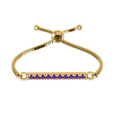 Bracciale regolabile Bolo da donna multiplo in argento sterling RKC 925 con peso di carati 0,2 CT, placcato in oro giallo 14 carati, peso del prodotto 2,80 GM