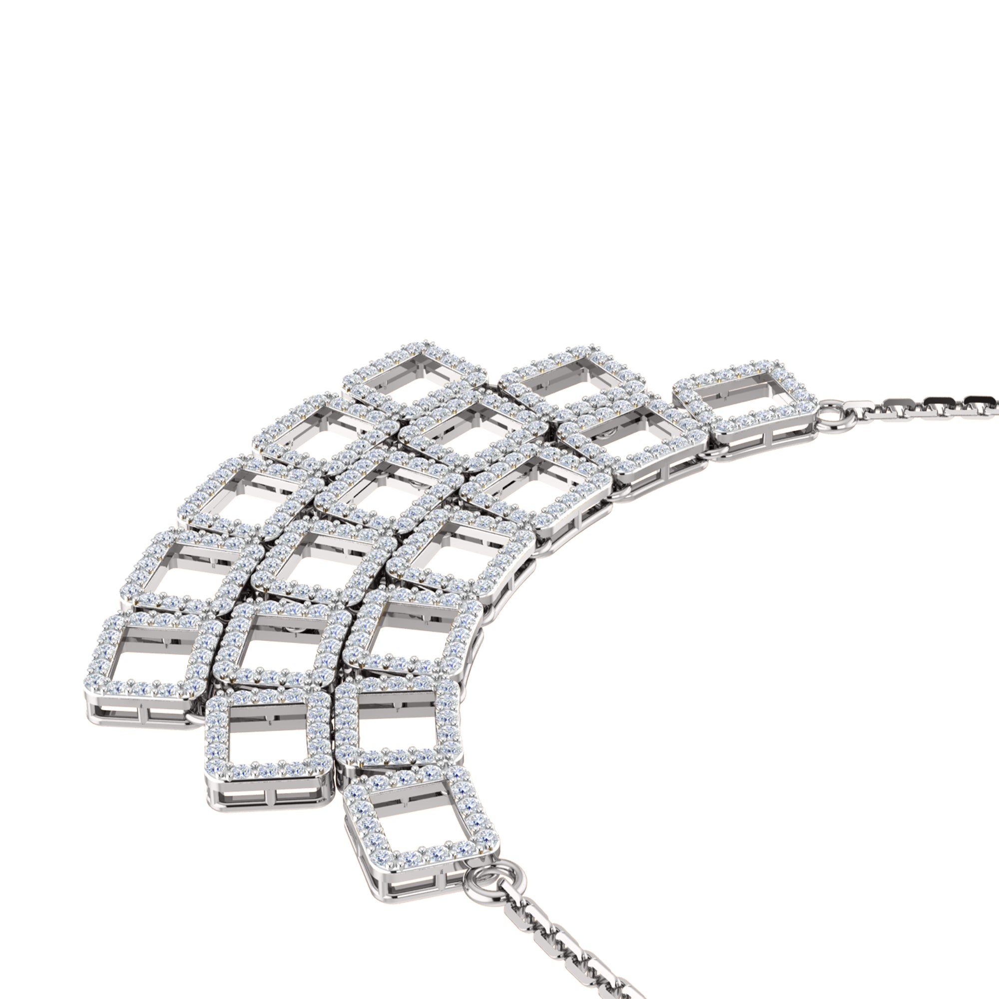 RKC 2,6 CT Moissanit-Halskette, 925er Silber, 14 Karat Gelbgold plattiert, Produktgewicht: 8,00 GM, Höhe: 20,00 mm