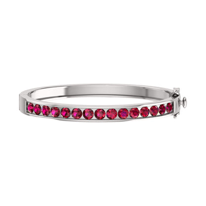 RKC Damen-Armreif aus 925er Sterlingsilber, 7,5 Karat, 14 Karat Gelbgold, Gewicht 20,00 GM, Höhe 55,00 mm