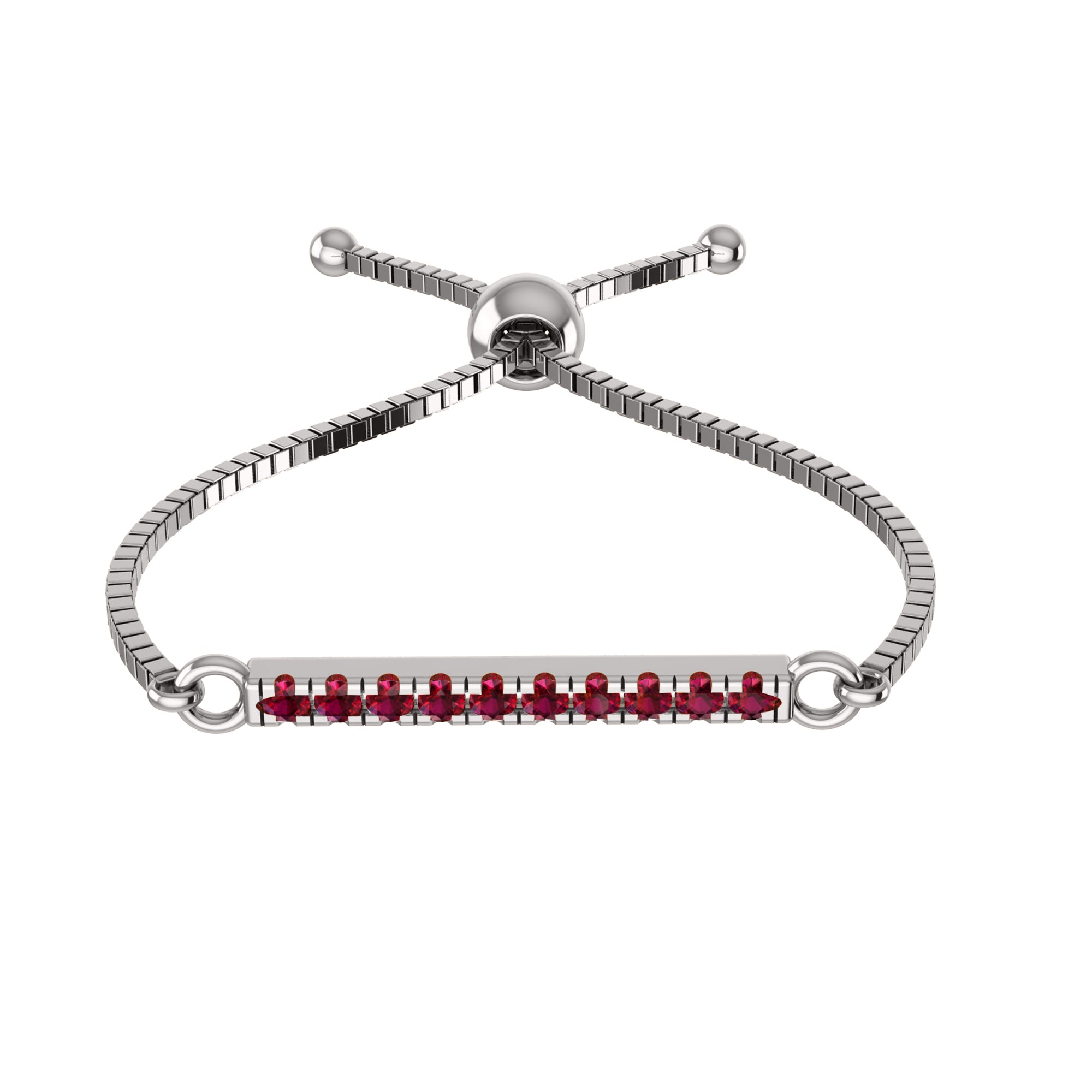 Bracciale regolabile Bolo da donna multiplo in argento sterling RKC 925 con peso di carati 0,2 CT, placcato in oro giallo 14 carati, peso del prodotto 2,80 GM