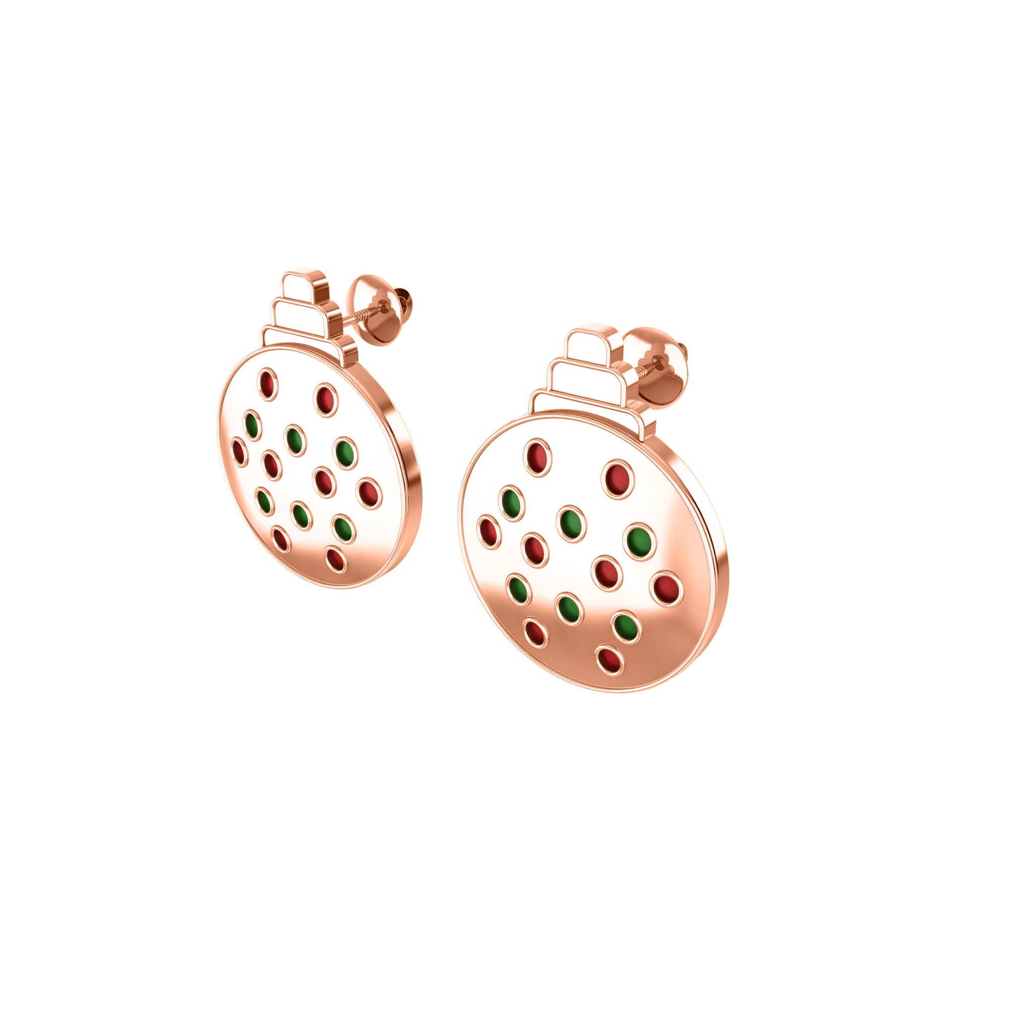 RKC 925 Sterling Silver Enamel Women Pendant Set 14K Yellow Gold Plated Wt 4.40gm Height 19.00mm
