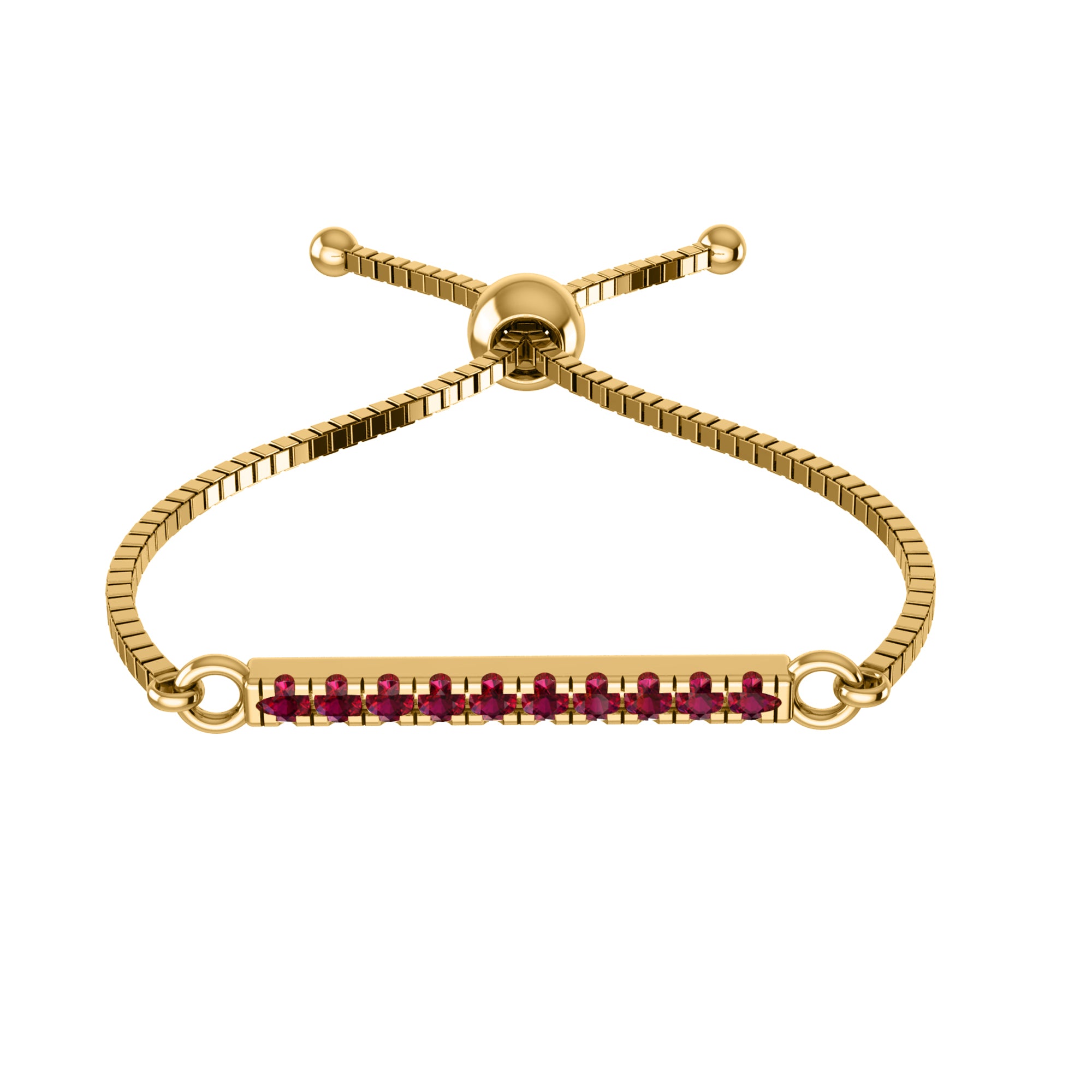 Bracciale regolabile Bolo da donna multiplo in argento sterling RKC 925 con peso di carati 0,2 CT, placcato in oro giallo 14 carati, peso del prodotto 2,80 GM