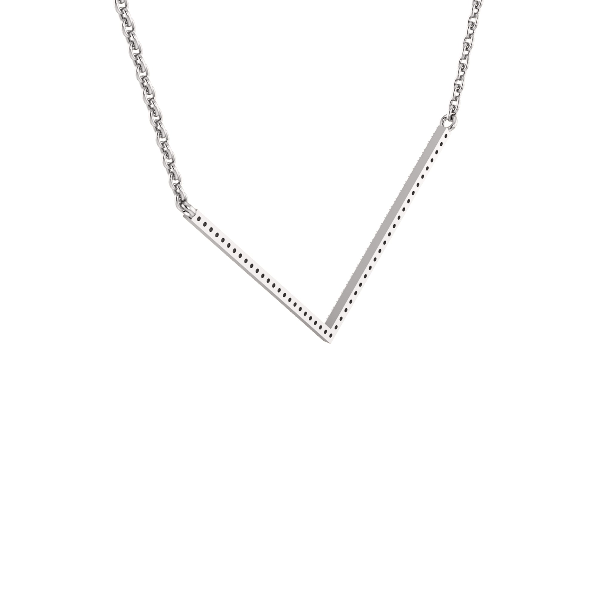 RKC 0,4 CT Moissanit Charm Halskette 925 Silber 14k Roségold vergoldet Produktgewicht 3,5 GM Höhe 24,00 MM