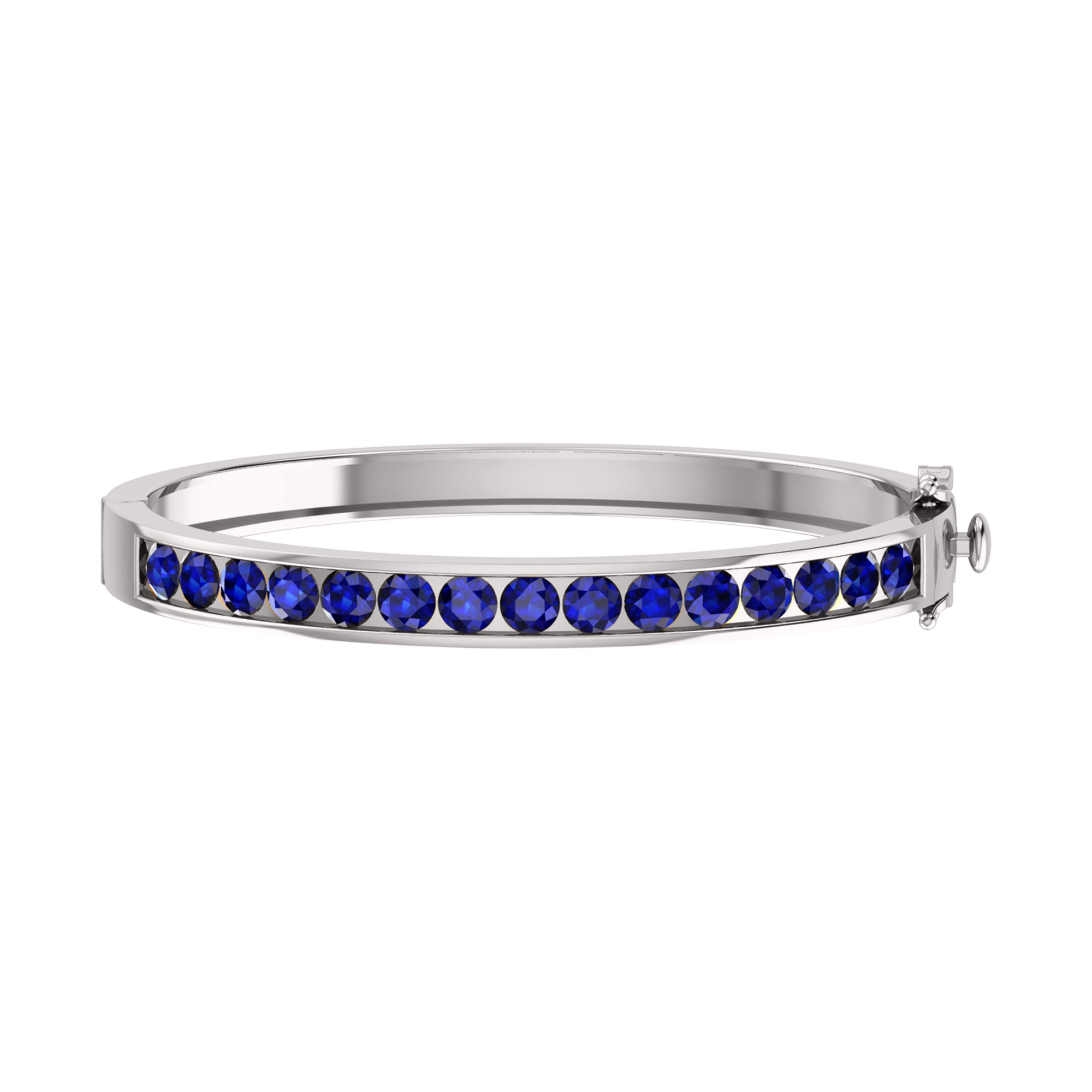 RKC Damen-Armreif aus 925er Sterlingsilber, 7,5 Karat, 14 Karat Gelbgold, Gewicht 20,00 GM, Höhe 55,00 mm