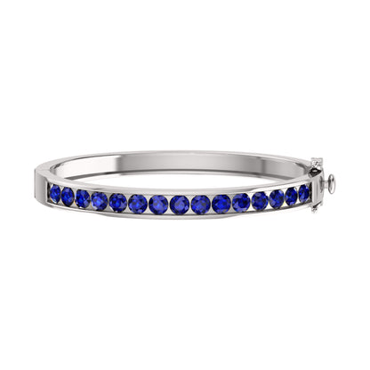RKC Damen-Armreif aus 925er Sterlingsilber, 7,5 Karat, 14 Karat Gelbgold, Gewicht 20,00 GM, Höhe 55,00 mm
