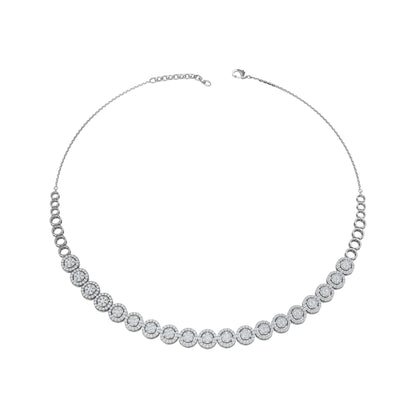 RKC-Karatgewicht: 3,6 CT, bezauberndes Halsketten-Set aus 925er-Silber mit 14-Karat-Gelbgoldbeschichtung. Produktgewicht: 13 GM