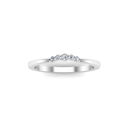 Anello di fidanzamento rotondo in moissanite RKC Anello in argento sterling 925 placcato in oro giallo 14 carati per donna Peso 1,2 g