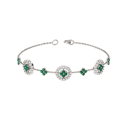 Bracciale da donna in argento sterling RKC 925 con moissanite da 1,56 ct, placcato in oro rosa 14 carati, peso 5,85 g