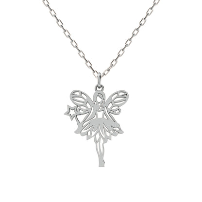Ciondolo angelo RKC Gioielli in argento 925 placcato oro rosa 14 carati Peso 4,10 g Altezza 25,80 mm