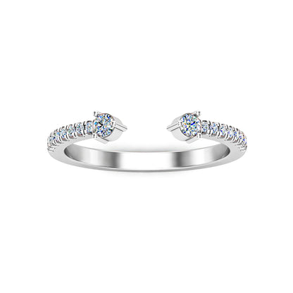 RKC Moissanit verstellbares offenes Band für Geburtstagsgeschenk, 925er Sterlingsilber, 14 Karat Gelbgold vergoldet, Gewicht 2 g, Breite 2 mm