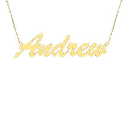 RKC 14k Yellow Gold Plated Customize Initial Pendant Necklace Birthday Gift For Girls Weight 4.5 gm
