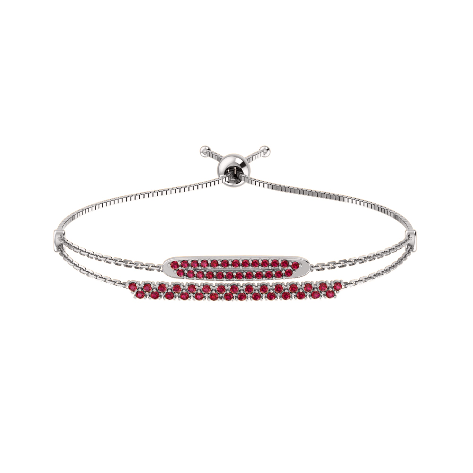 RKC Damen-Armband aus 925er-Sterlingsilber mit 0,81 Karat Moissanit, 14 Karat Gelbgold vergoldet, Gewicht 4,50 g, Höhe 36,85 mm