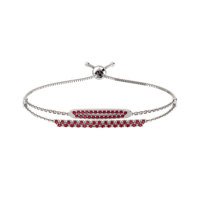 RKC Damen-Armband aus 925er-Sterlingsilber mit 0,81 Karat Moissanit, 14 Karat Gelbgold vergoldet, Gewicht 4,50 g, Höhe 36,85 mm