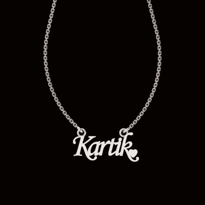 RKC Custom Name Pendant 925 Sterling Silver 14K Yellow Gold Plated Wt 3.20GM Height 13.25 MM