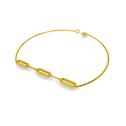 RKC Damen-Armband aus 925er Sterlingsilber, 14 Karat Roségold vergoldet, Gewicht 4,50 g, Höhe 5,00 mm