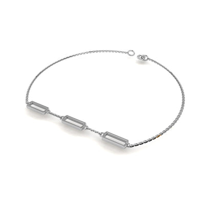 RKC Damen-Armband aus 925er Sterlingsilber, 14 Karat Roségold vergoldet, Gewicht 4,50 g, Höhe 5,00 mm