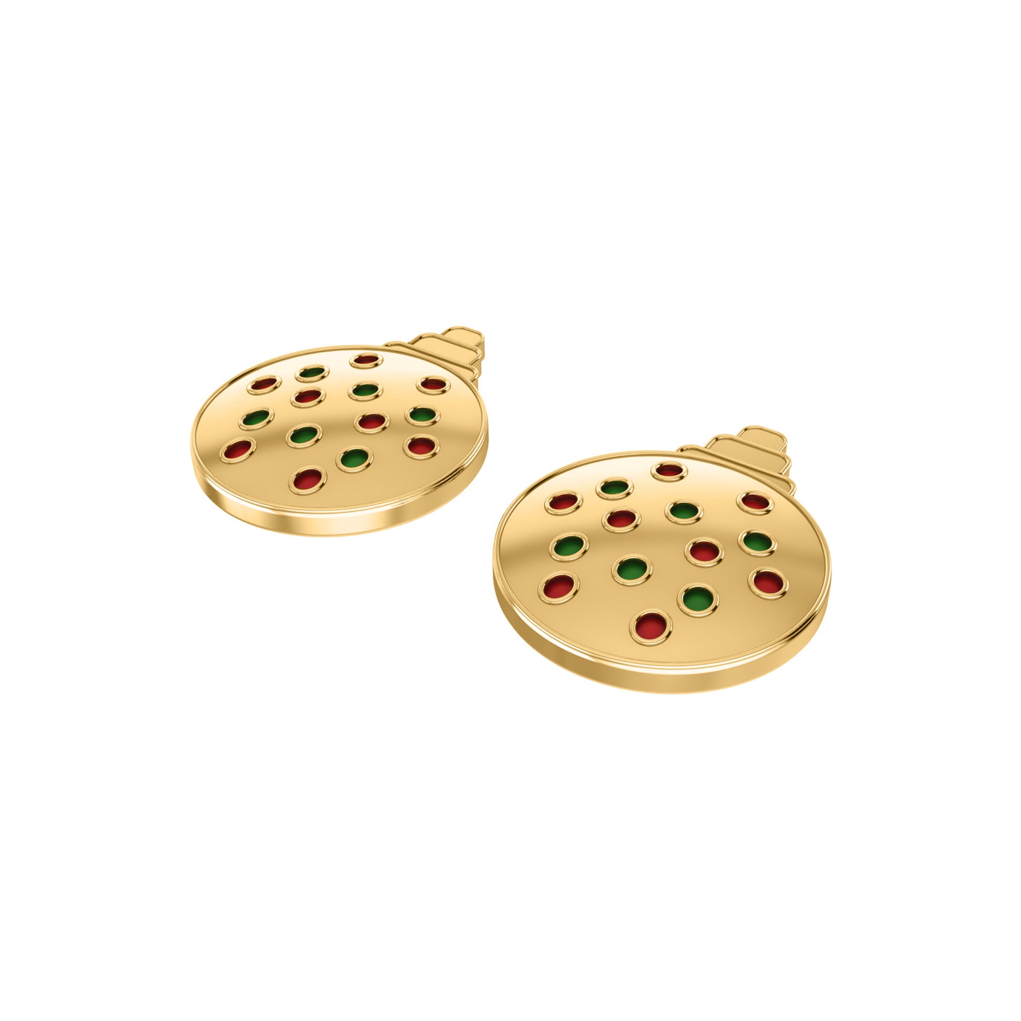 RKC 925 Sterling Silver Enamel Women Pendant Set 14K Yellow Gold Plated Wt 4.40gm Height 19.00mm