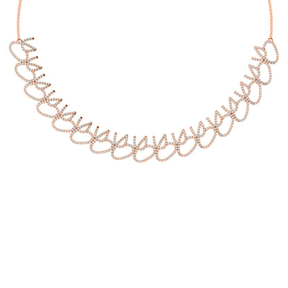 Charmante RKC 5,8 CT Moissanit-Halskette, 925er Silber, 14 Karat Gelbgold plattiert, Produktgewicht: 18,00 GM, Höhe: 15,00 mm