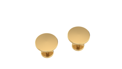 RKC 925 Sterling Silver Enamel Cufflinks 14K Yellow Gold Plated Product Wt 4.30 gm