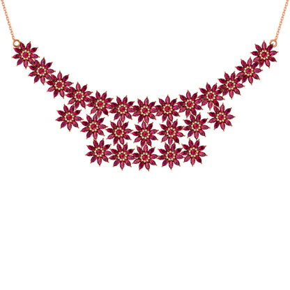 Collana affascinante con moissanite RKC 24,00 CT Argento 925 placcato oro rosa 14k Peso del prodotto 18,00 GM