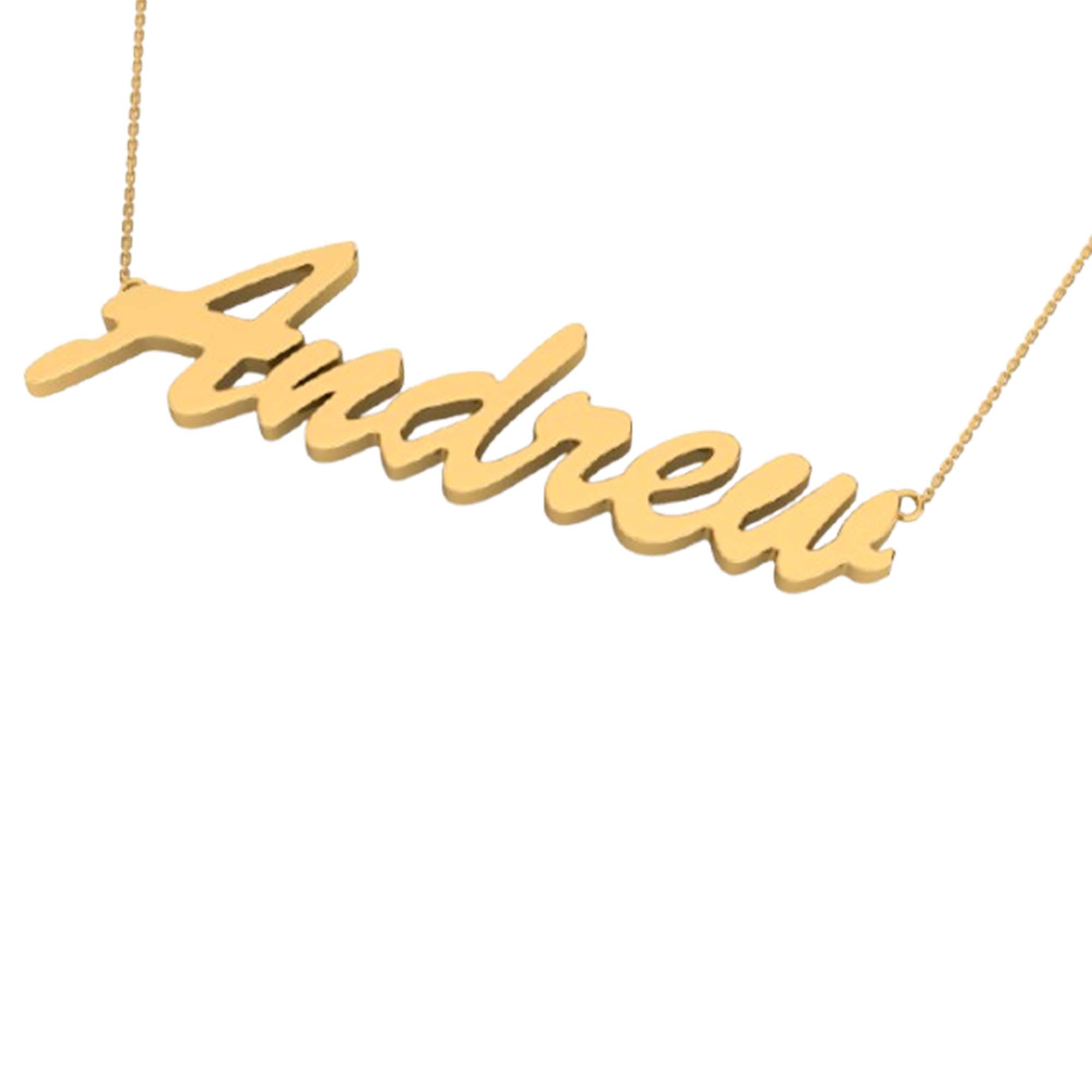RKC 14k Yellow Gold Plated Customize Initial Pendant Necklace Birthday Gift For Girls Weight 4.5 gm