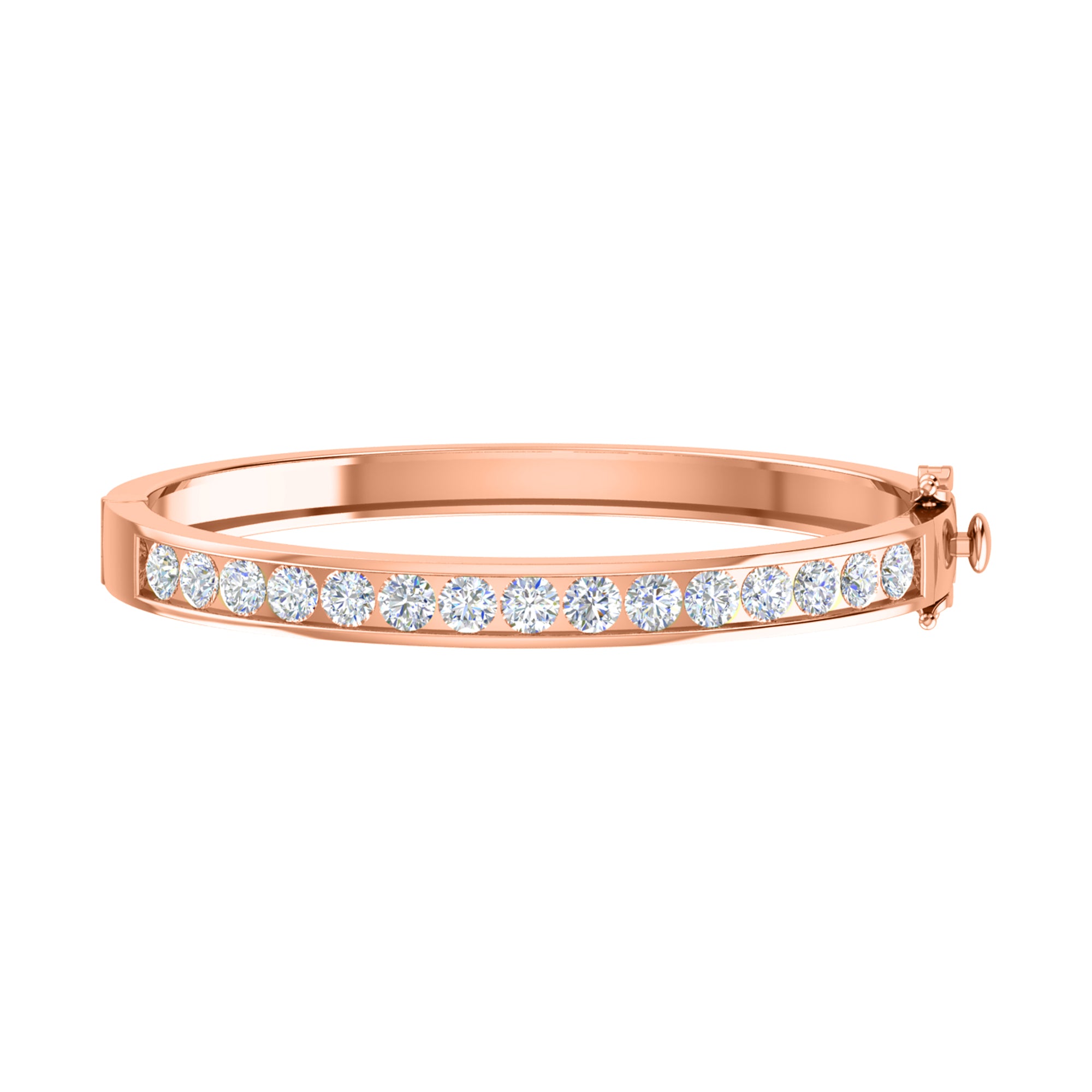 RKC Damen-Armreif aus 925er Sterlingsilber, 7,5 Karat, 14 Karat Gelbgold, Gewicht 20,00 GM, Höhe 55,00 mm