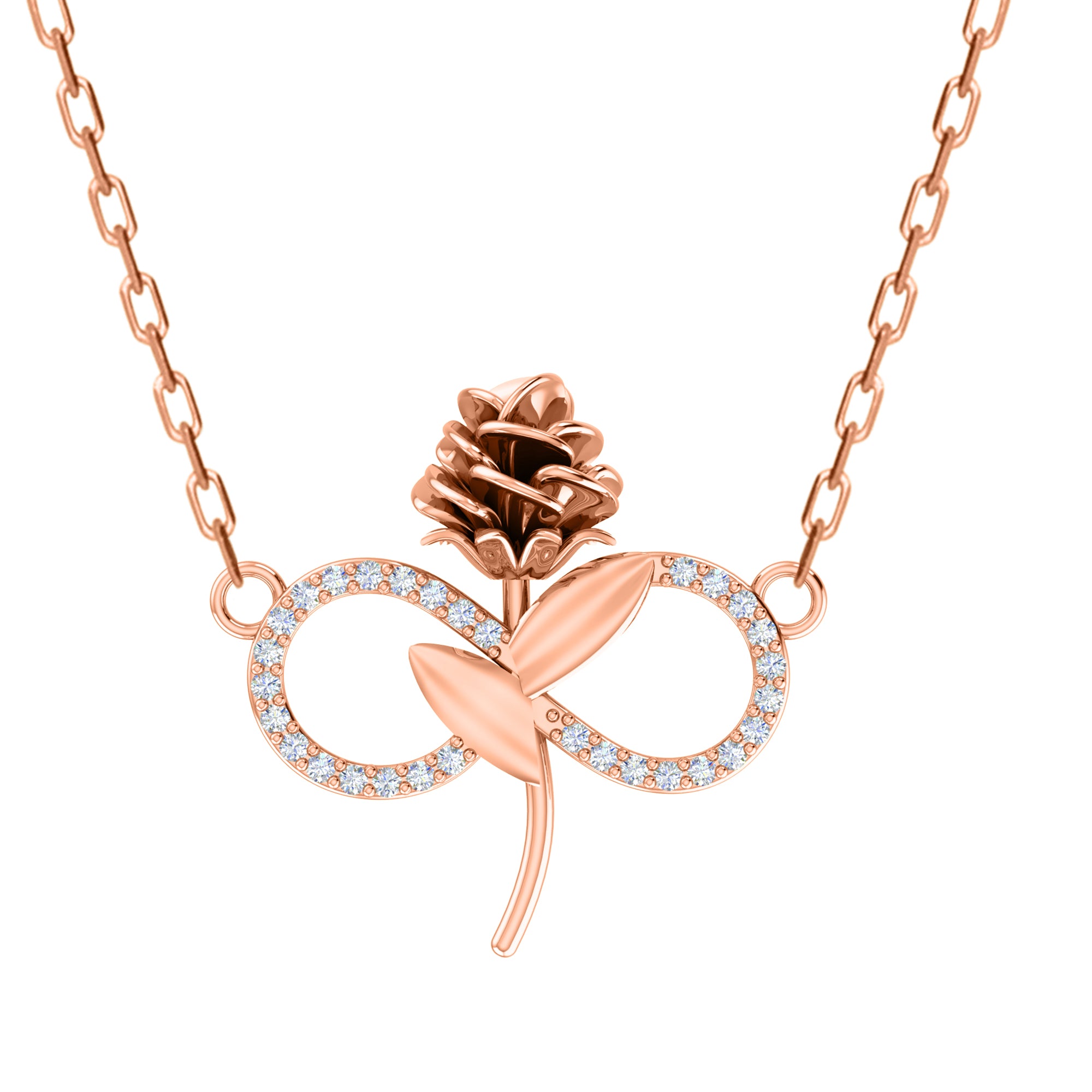 RKC 0,27 Karat Moissanit-Blumenanhänger, 925er Silberschmuck, 14 Karat Gelbgold vergoldet, Gewicht 4,60 g, Höhe 23,00 mm