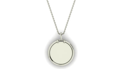 RKC Unique Photo Locket Memory Pendant For Birthday Gift 14k Yellow Gold Plated 925 Sterling Silver