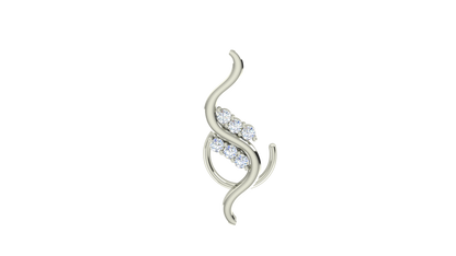 RKC JEWELRY Anello da naso delicato da donna in argento sterling 925 placcato in oro giallo 14k Peso 1,00 g