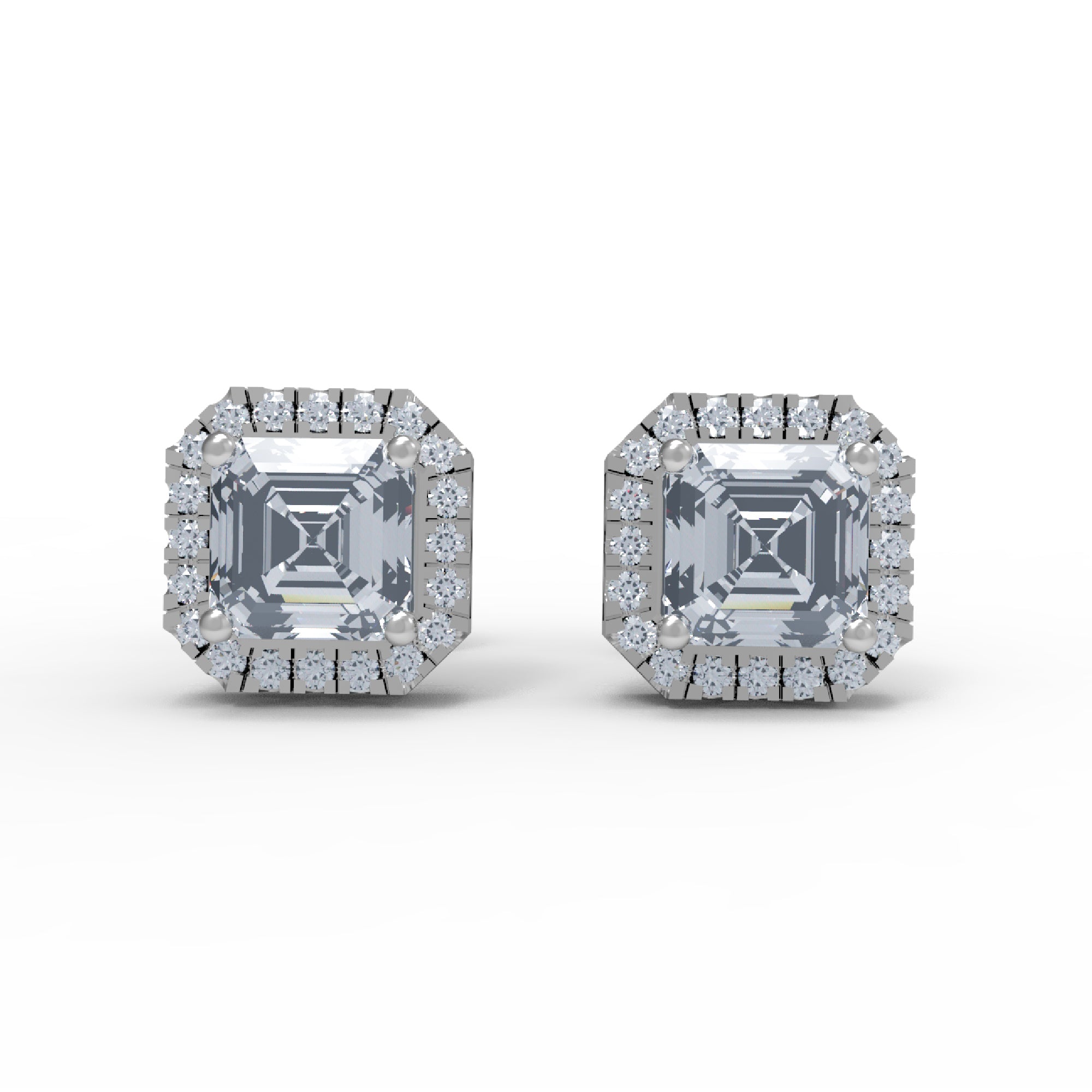 Orecchino da donna a bottone in argento sterling RKC 925 14k giallo sopra peso 2,3 Gm altezza 7,80 MM