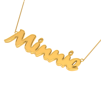 RKC Initial Personalize Name Locket Pendant 14k Yellow Gold Plated 925 Silver Weight 5.50gm