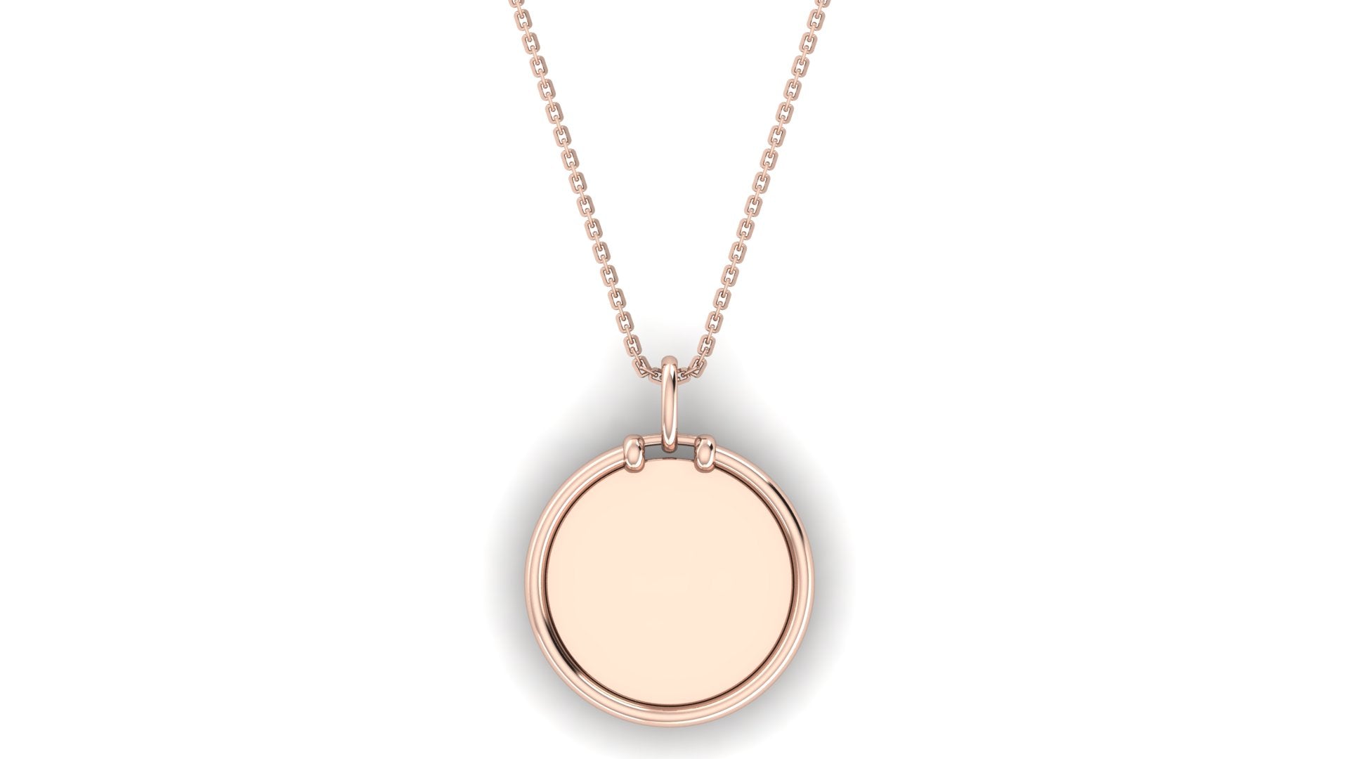 RKC Unique Photo Locket Memory Pendant For Birthday Gift 14k Yellow Gold Plated 925 Sterling Silver