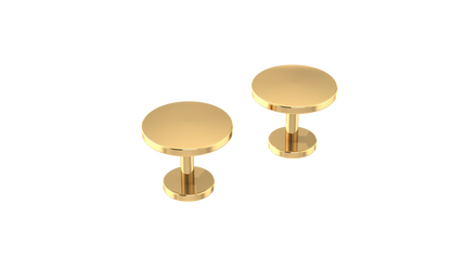 RKC 925 Sterling Silver Enamel Cufflinks 14K Yellow Gold Plated Product Wt 4.30 gm