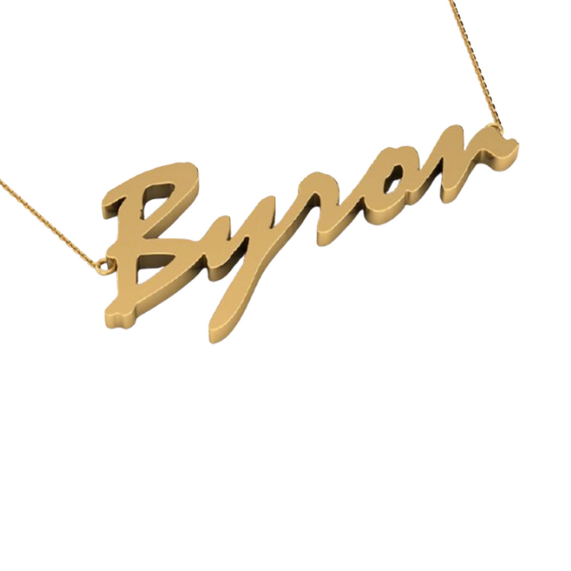 RKC 14k Yellow Gold Plated Initial Name Pendant Necklace Birthday Gift Idea Weight 4gm